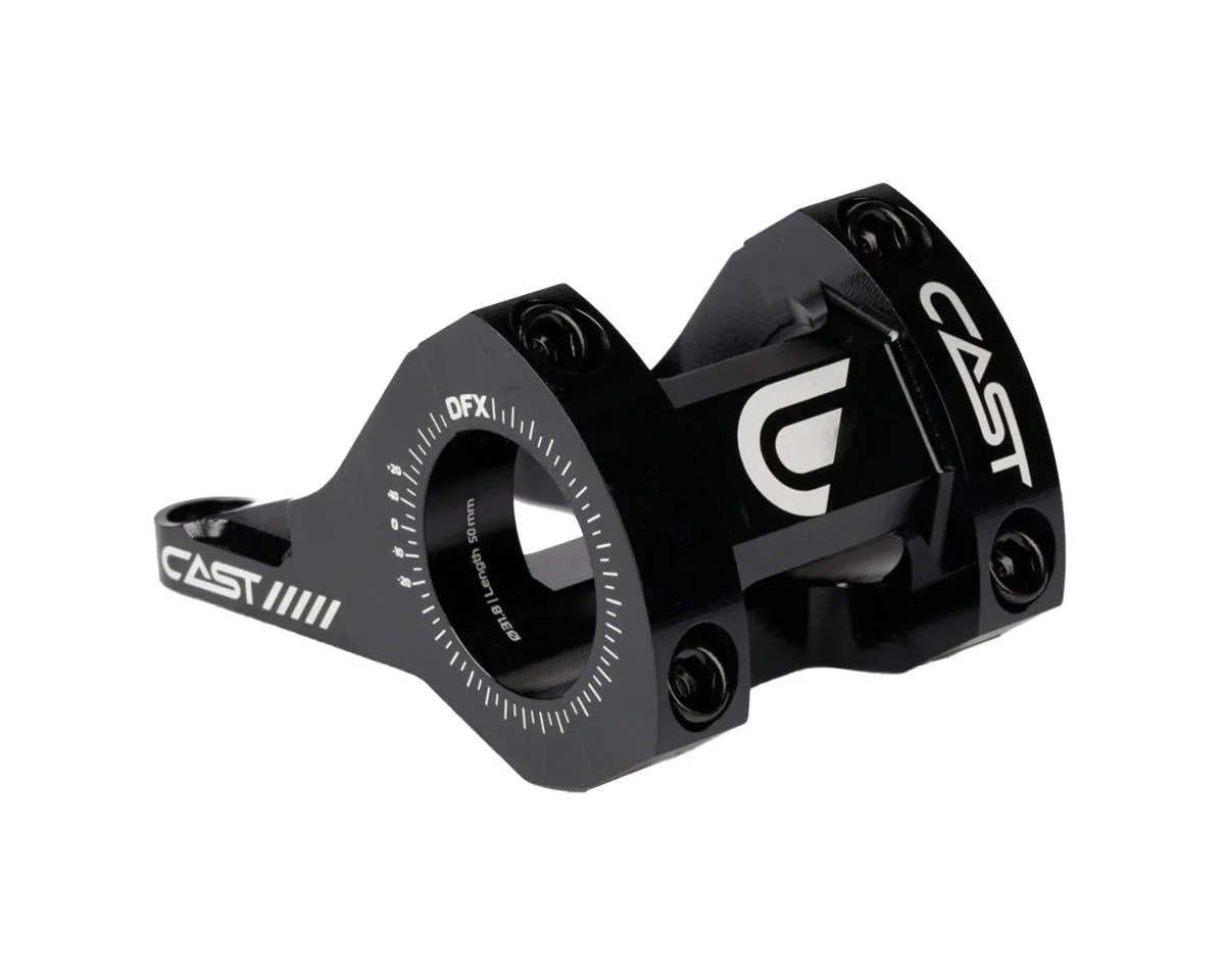 Cast DH Freeride Direct Mount Stem (Black) (50mm) (0°) (35mm Clamp)